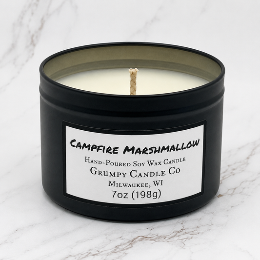 Campfire Marshmallow Candle