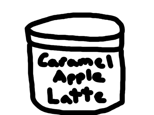 Caramel Apple Latte Candle