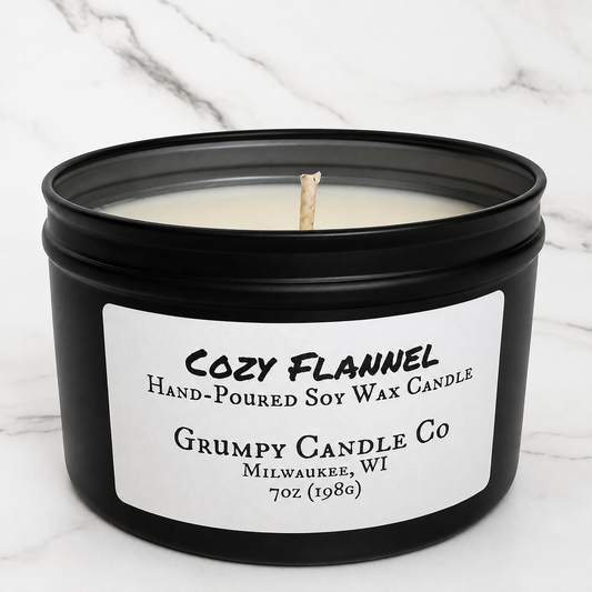 Cozy Flannel Candle